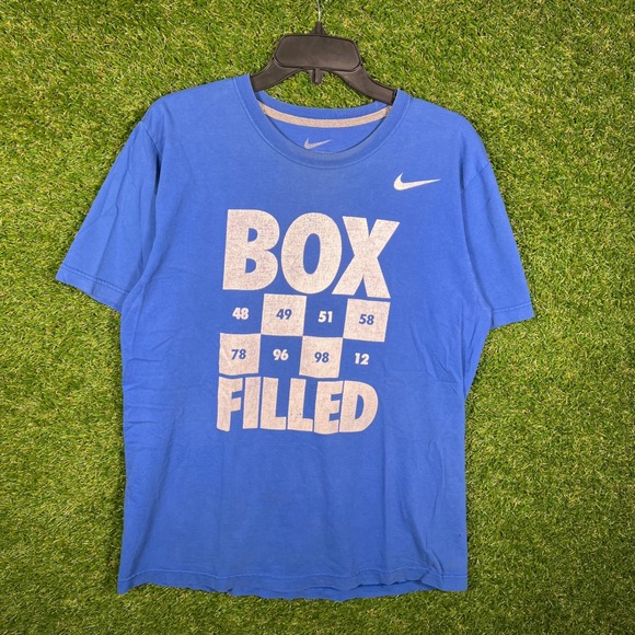 Nike Other - Nike Kentucky Wildcats Basketball 8 Time National Champions T-Shirt Blue Mens L